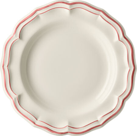 Gien Filet Coral Round Deep Dish 1839CPC622, MPN: 1839CPC622, 3660838017112