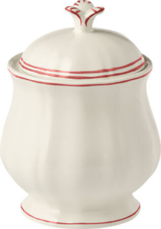 Gien Filet Coral Sugar Bowl 1839CSU048, MPN: 1839CSU048, 3660838017242