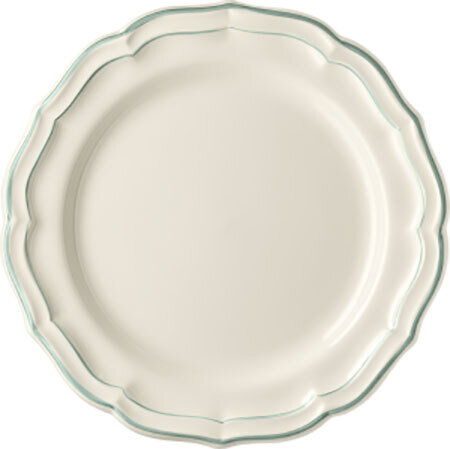 Gien Filet Celadon Dinner Plate 1836AEXT22