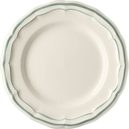 Gien Filet Celadon Canape Plate 1836ALUN22