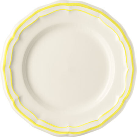 Gien Filet Citron Dessert Plate 1833ADES22, MPN: 1833ADES22, 840769005362