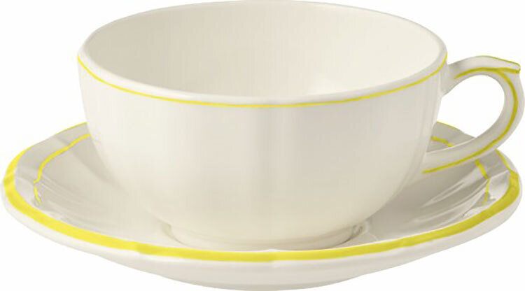 Gien Filet Citron Breakfast Cup 1833TDEJ26, MPN: 1833TDEJ26, 840769035215