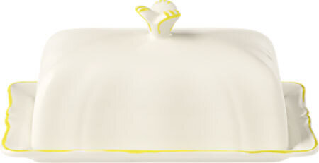 Gien Filet Citron Butter Dish 1833CBEU22