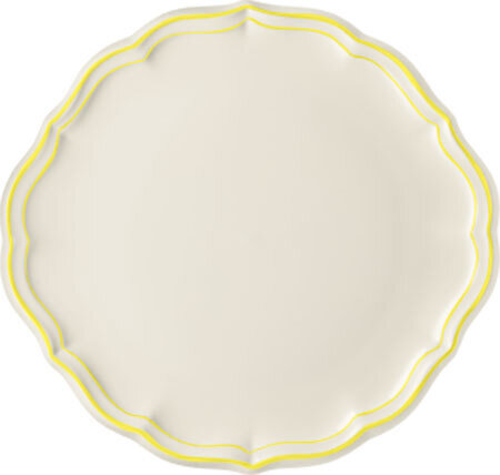 Gien Filet Citron Cake Platter 1833BPGA22