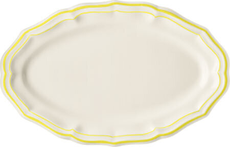 Gien Filet Citron Oval Platter 1833COV622