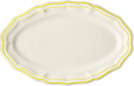 Gien Filet Citron Oval Platter 1833COV622, MPN: 1833COV622, 840769060736