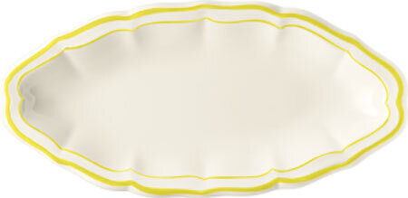 Gien Filet Citron Pickle Dish 1833CRAV22, MPN: 1833CRAV22, 840769064543
