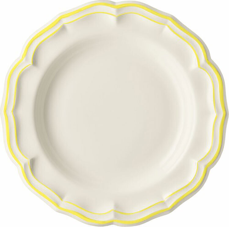 Gien Filet Citron Round Deep Dish 1833CPC622, MPN: 1833CPC622, 840769064611