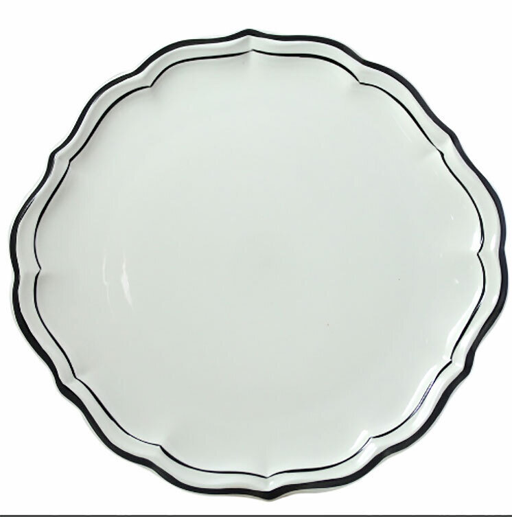 Gien Filet Midnight Cake Platter 1829BPGA22, MPN: 1829BPGA22, 840769053905
