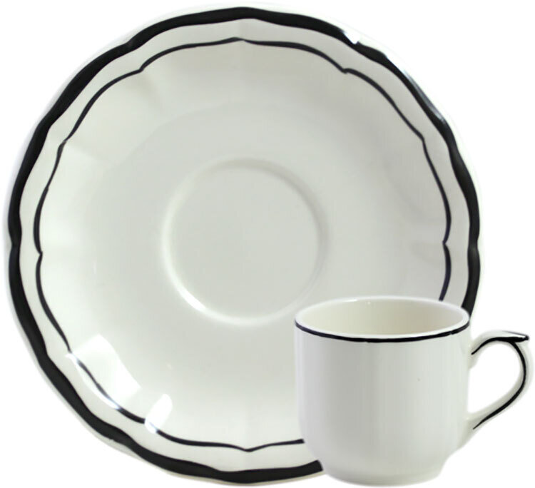 Gien Filet Midnight Espresso Cup 1829TCAF26, MPN: 1829TCAF26, 840769056142