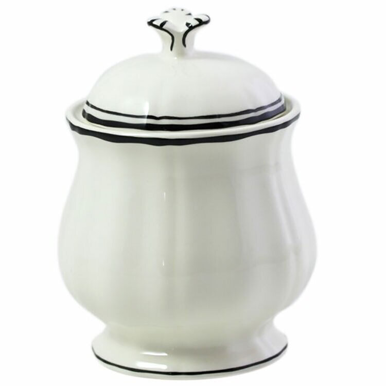 Gien Filet Midnight Sugar Bowl 1829CSU048, MPN: 1829CSU048, 840769055084