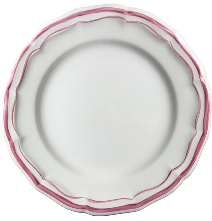 Gien Filet Pivoine Dessert Plate 1831ADES22, MPN: 1831ADES22, 840769058559