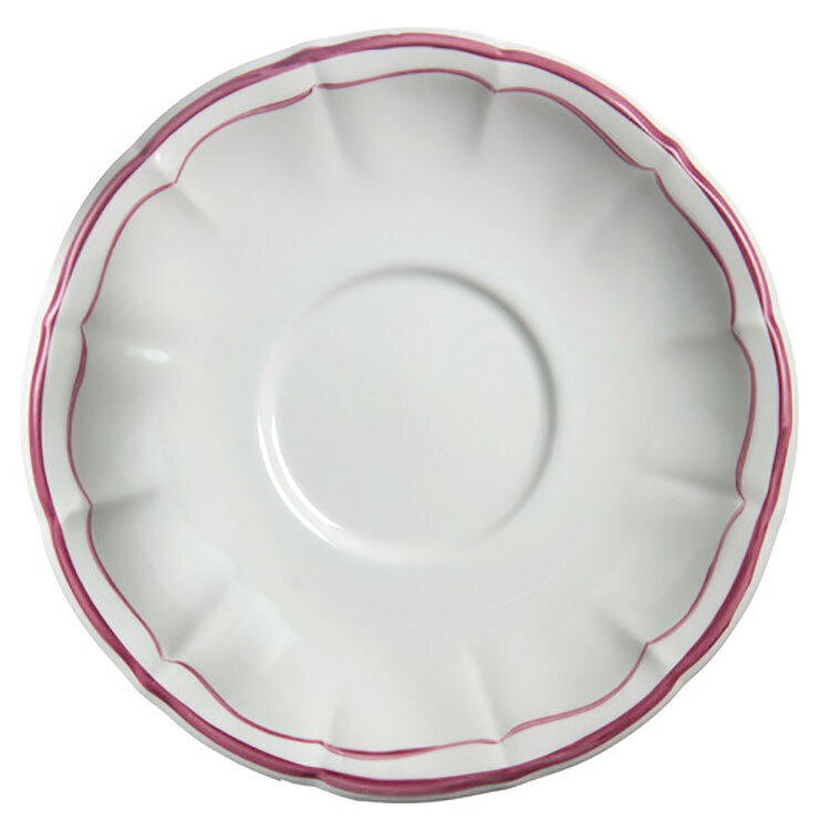 Gien Filet Pivoine Espresso Saucer 1831SCAF22, MPN: 1831SCAF22, 840769059600