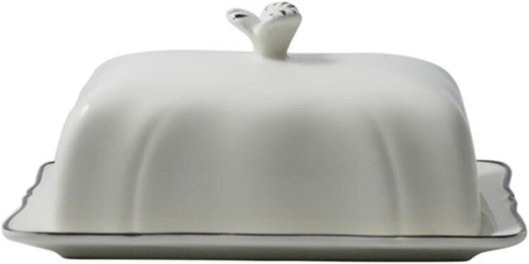 Gien Filet Taupe Butter Dish 1692CBEU22, MPN: 1692CBEU22, 840769032023