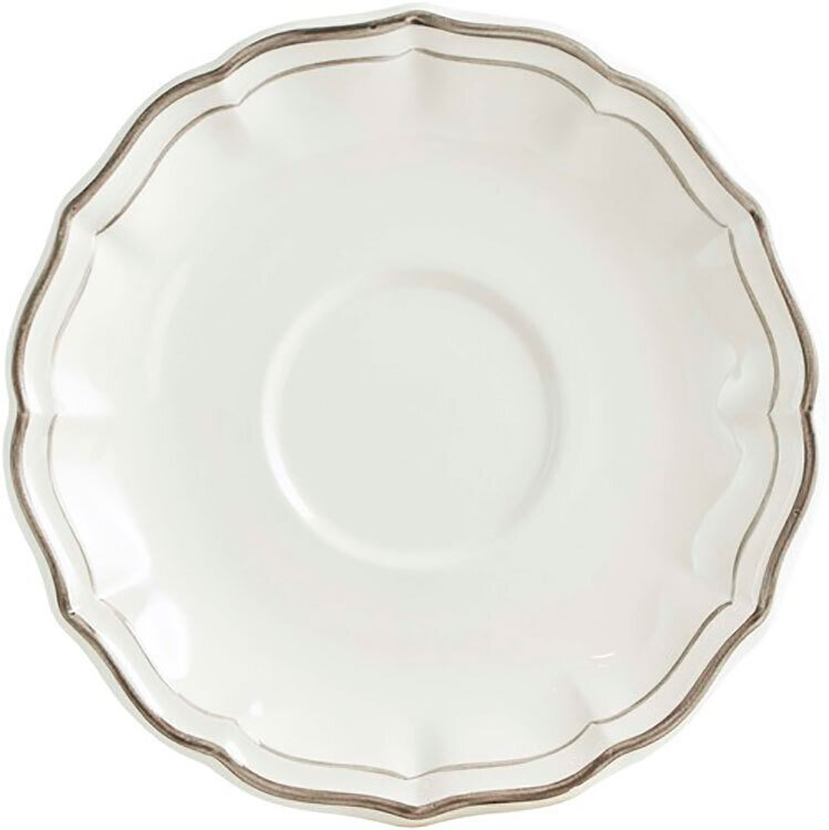 Gien Filet Taupe Espresso Saucer 1692SCAF22, MPN: 1692SCAF22, 840769063348