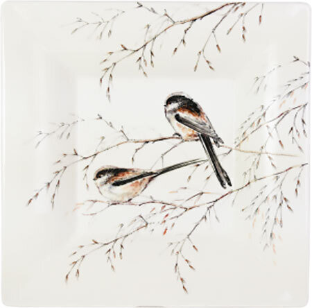 Gien Les Oiseaux De La Foret Square Candy Tray Xl 1854C1XL01, MPN: 1854C1XL01, 3660838019840