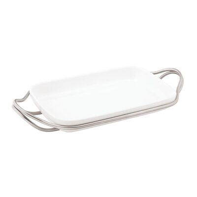 Sambonet New Living Rectangular Porcelain Dish Set 56402S41, MPN: 56402S41, 790955326989
