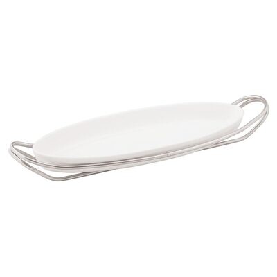 Sambonet New Living Fish Tray Dish Set 56403S48, MPN: 56403S48, 790955025424