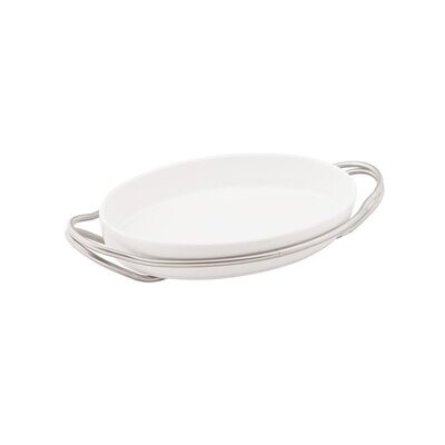 Sambonet New Living Rectangular Porcelain Dish Set 56401S35, MPN: 56401S35, 790955326965