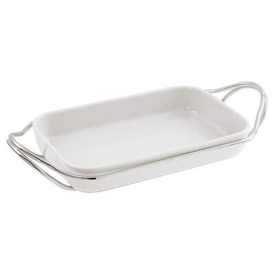 Sambonet New Living Rectangular Porcelain Dish Set 56402L41, MPN: 56402L41, 790955017924