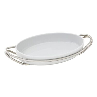 Sambonet New Living Oval Porcelain Dish Set 56401T39, MPN: 56401T39, 790955025448