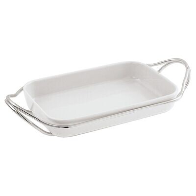 Sambonet New Living Rectangular Porcelain Dish Set 55402L41, MPN: 55402L41, 8014808958168