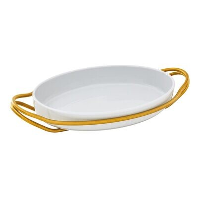 Sambonet New Living Oval Porcelain Dish Set 56401G39, MPN: 56401G39, 790955025622