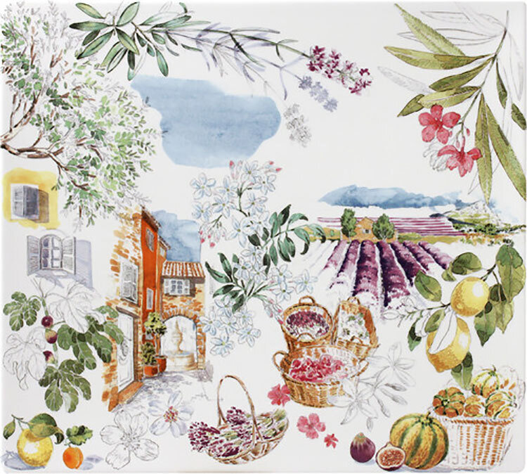 Gien Provence Square Plate 1774CCCA01, MPN: 1774CCCA01, 840769096476
