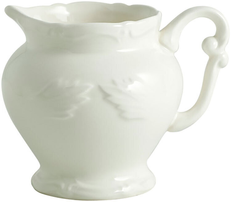Gien Rocaille White Creamer 1800CCRE14