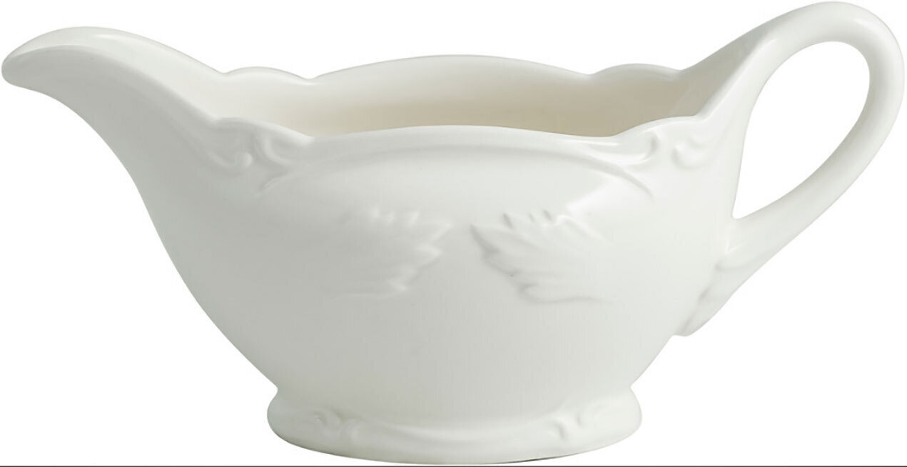 Gien Rocaille White Sauce Boat 1800CSAU14