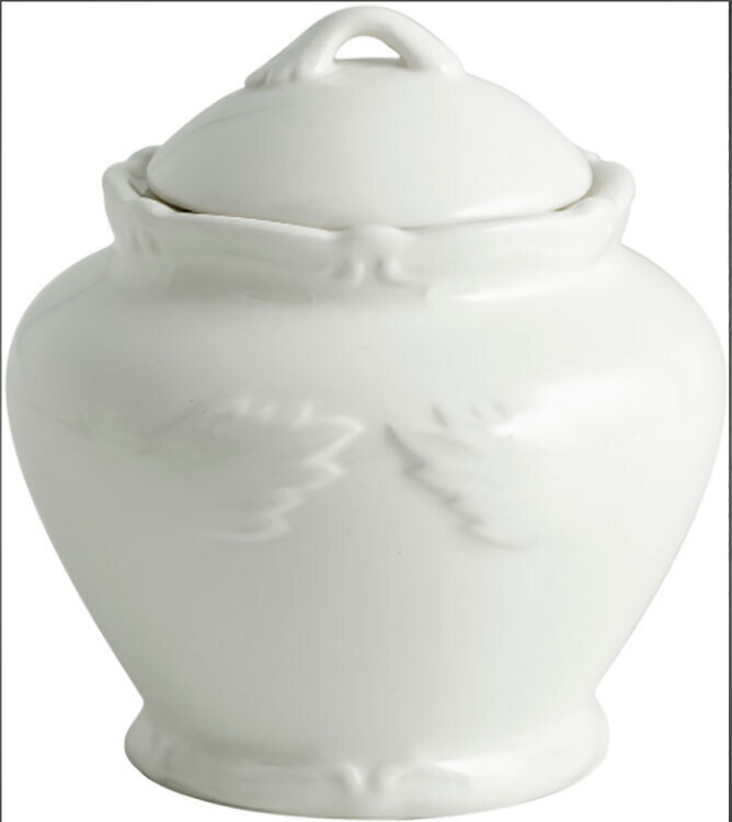 Gien Rocaille White Sugar Bowl 1800CSU014