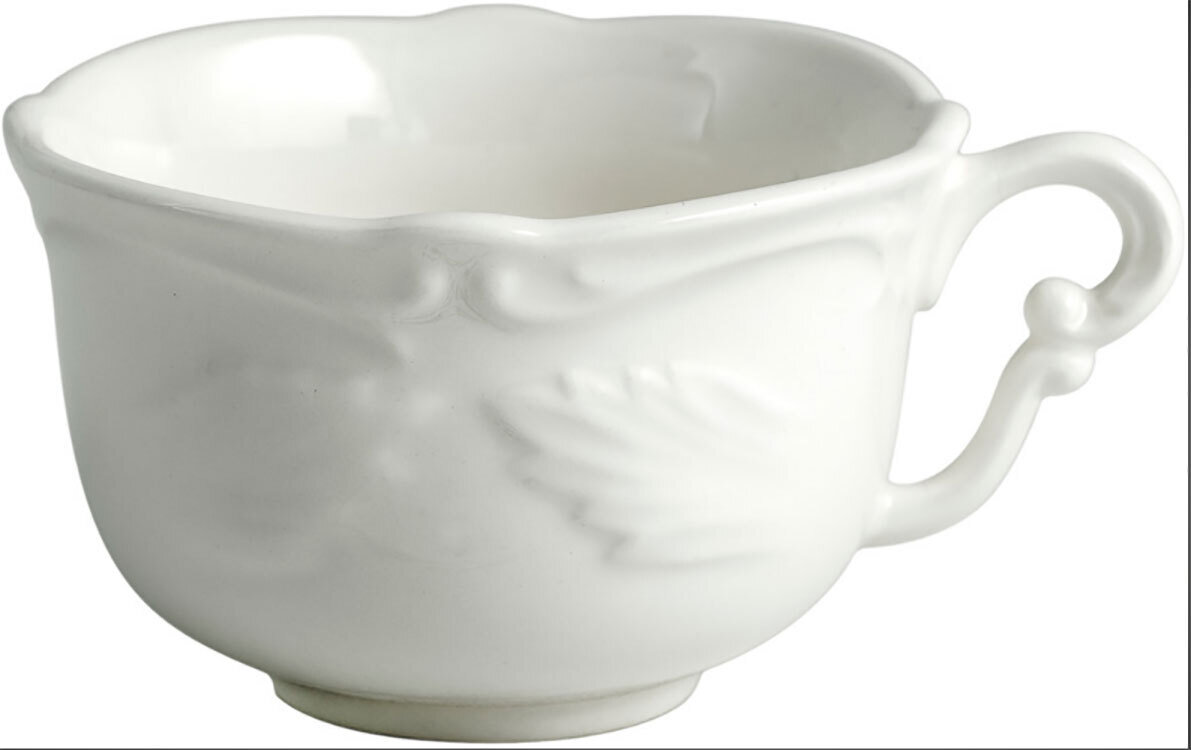 Gien Rocaille White Tea Cup 1800TTHE14, MPN: 1800TTHE14, 840769049434