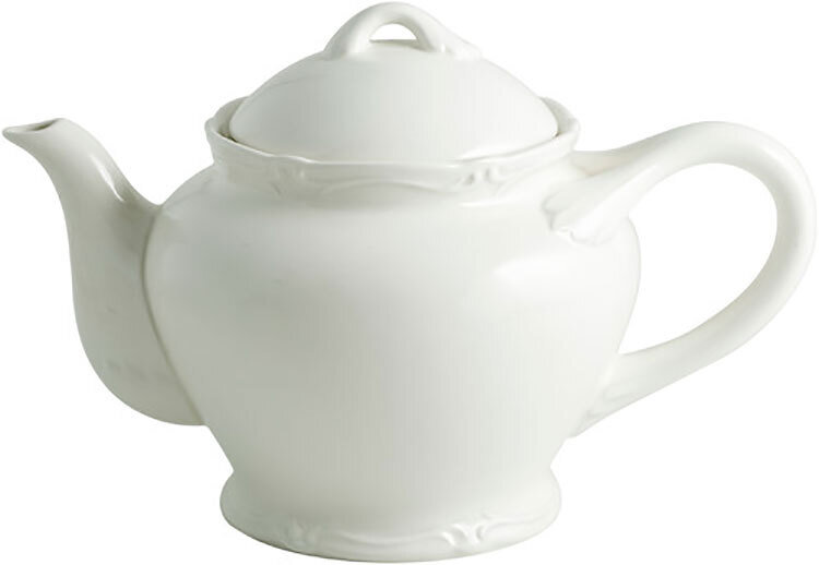 Gien Rocaille White Teapot 1800CTH214, MPN: 1800CTH214, 840769049090