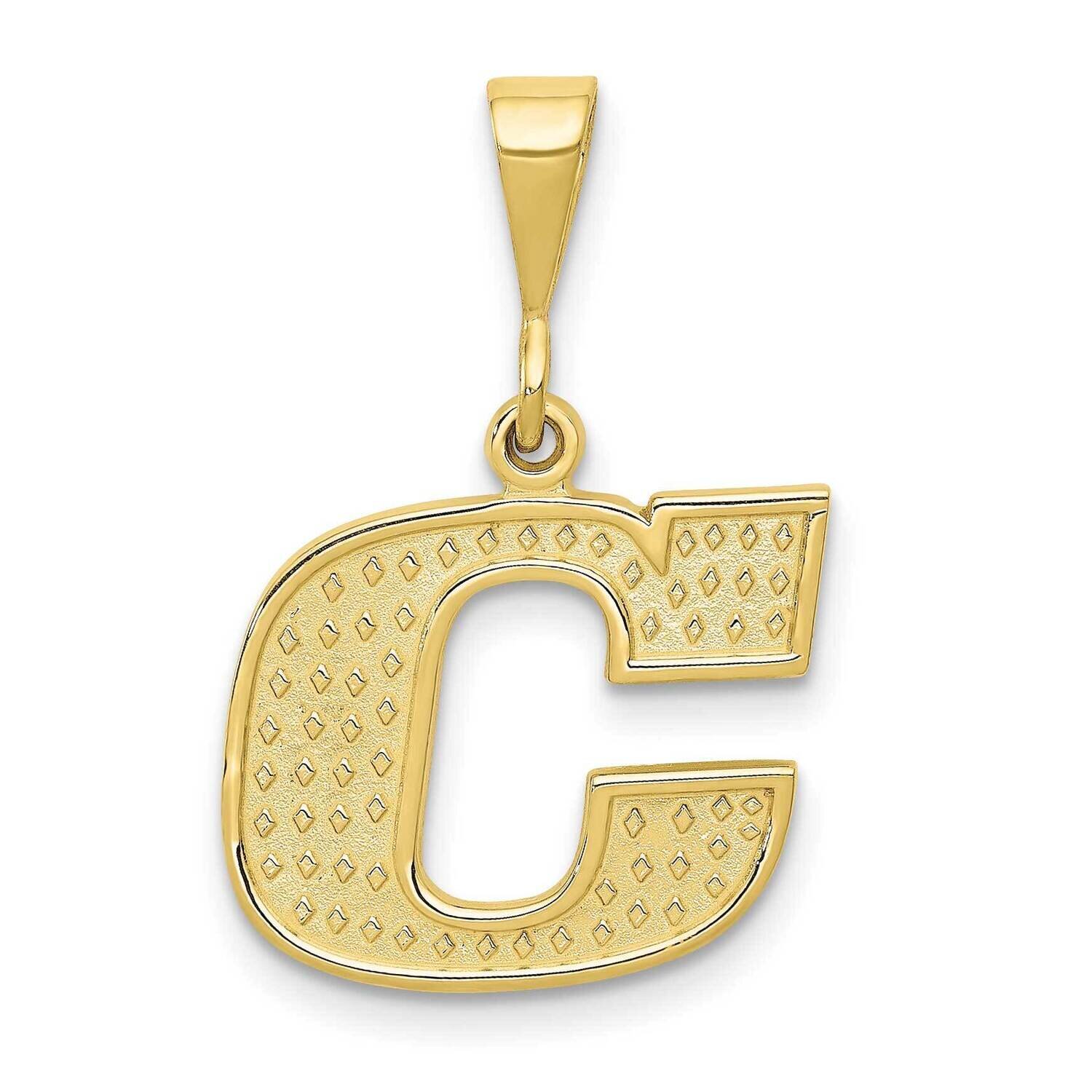 Initial C Pendant 10k Gold 10C1449-C, MPN: 10C1449-C,