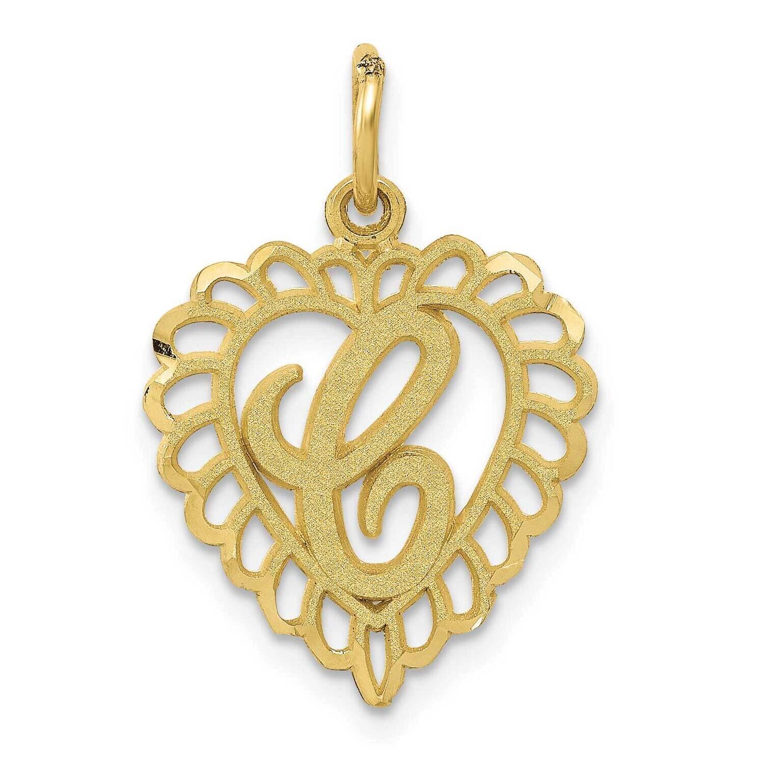 Initial C Charm 10k Gold 10C568C, MPN: 10C568C,