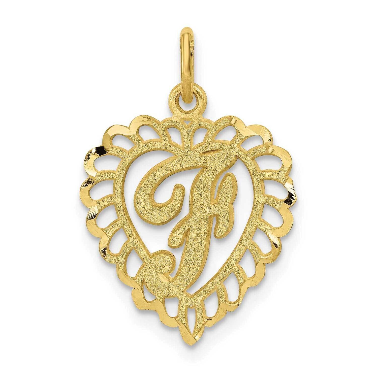 Initial F Charm 10k Gold 10C568F, MPN: 10C568F,