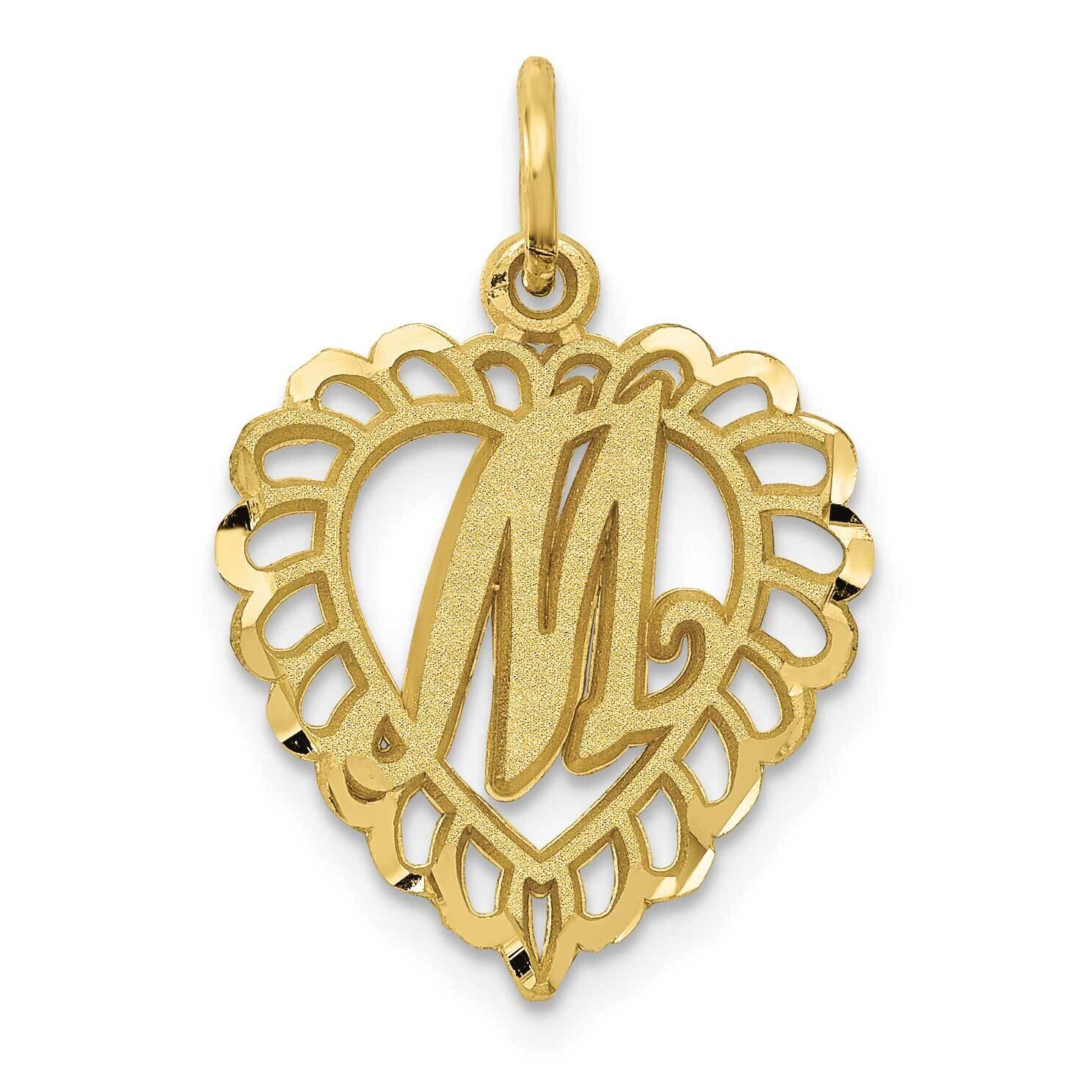 Initial M Charm 10k Gold 10C568M, MPN: 10C568M,