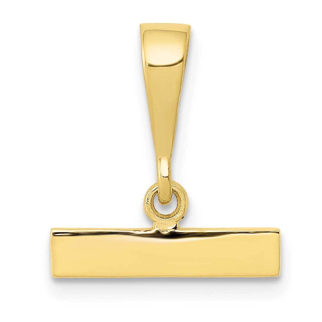 Polished Top Charm 10k Gold Casted Medium 10MPTOP, MPN: 10MPTOP,