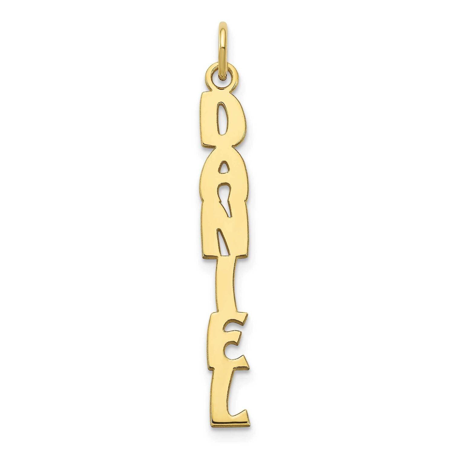 Hobo Extra Font Name Plate Charm 10k Gold 10XNA1171Y, MPN: 10XNA1171Y,