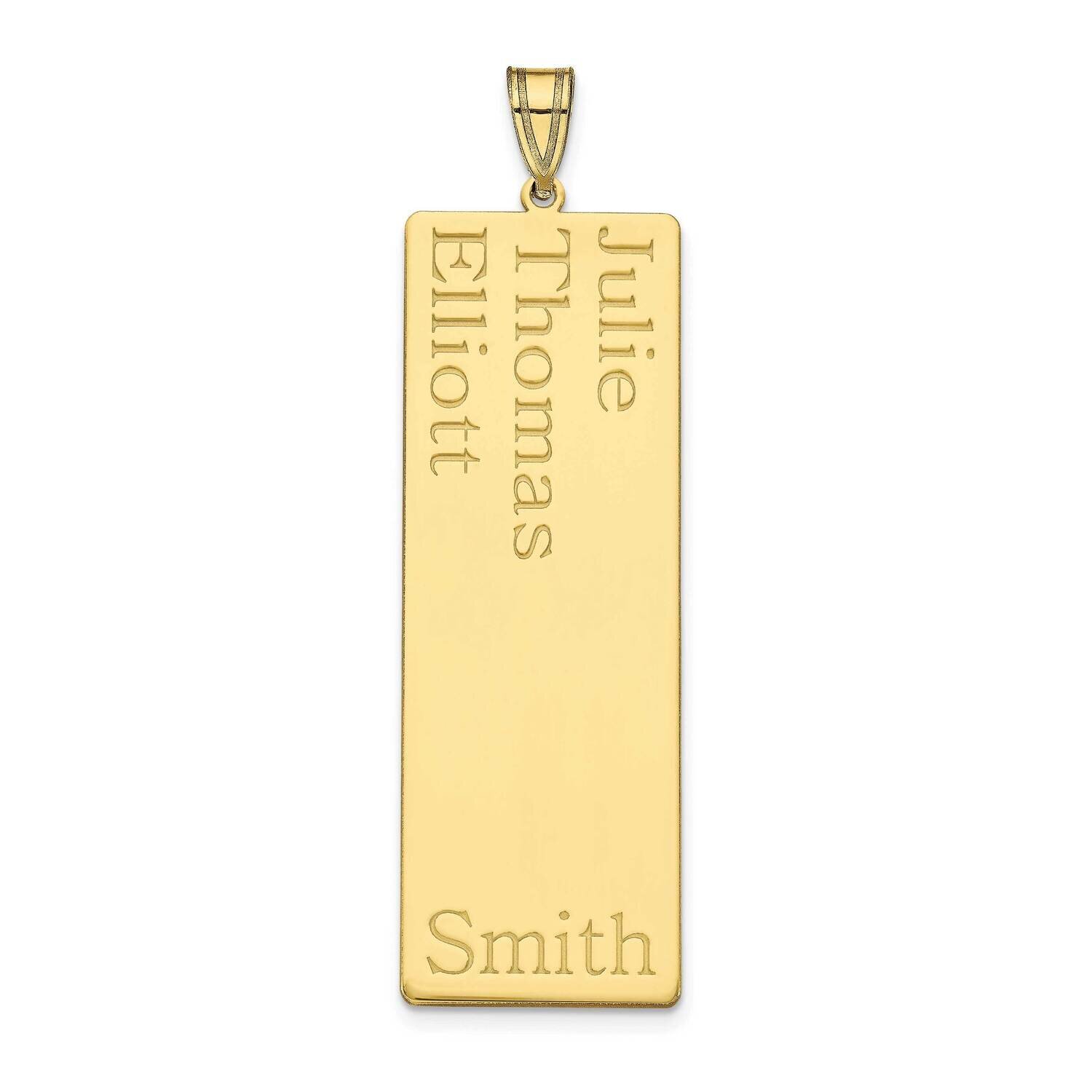 3 Name Family Pendant 10k Gold 10XNA1283Y, MPN: 10XNA1283Y,