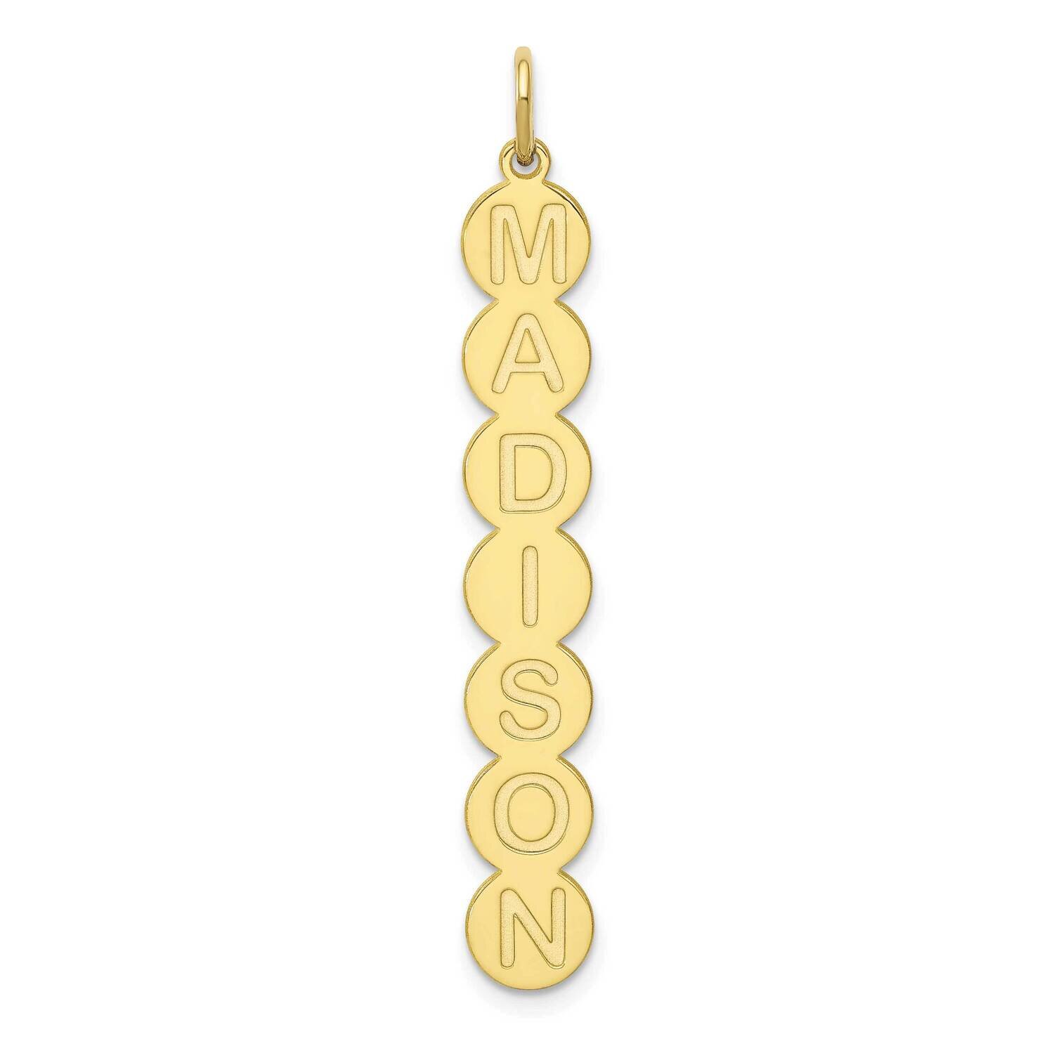 7 Letter Bubble Pendant 10k Gold 10XNA1328Y, MPN: 10XNA1328Y,