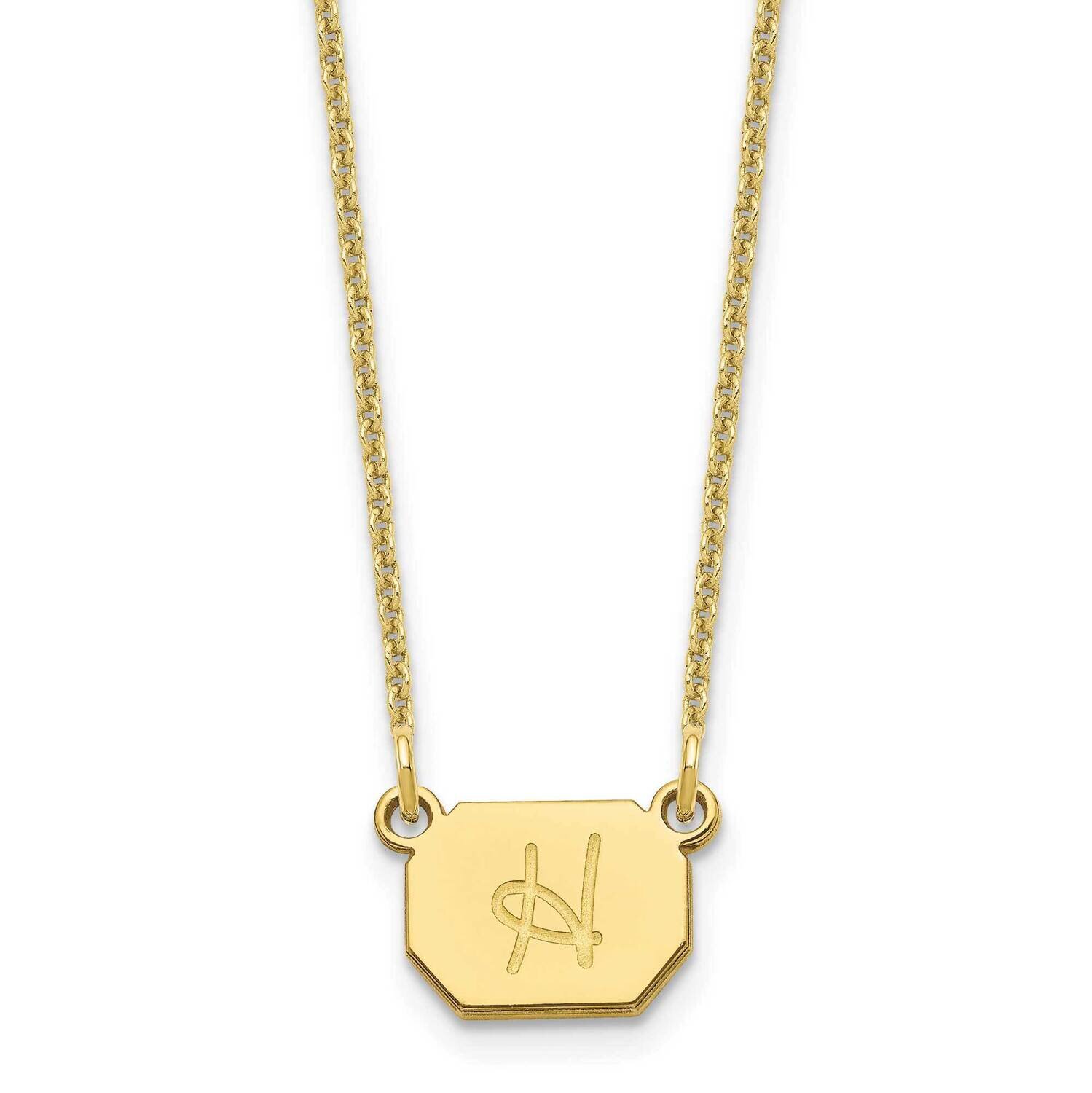 Initial Octagon Necklace 10k Gold 10XNA1349Y