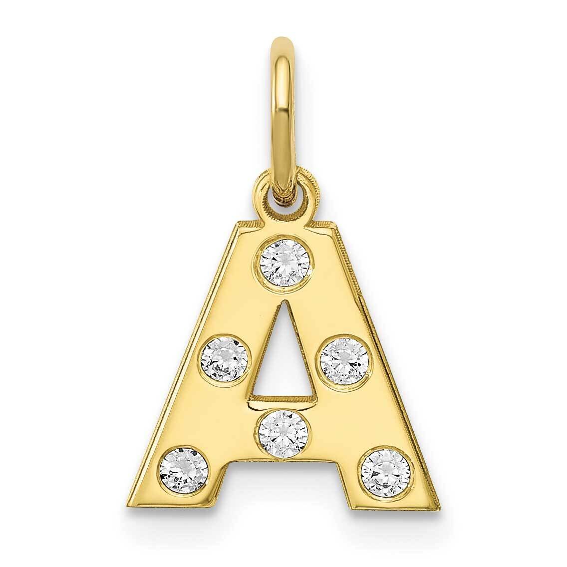 Initial with Diamonds Charm 10k Gold 10XNA1368Y, MPN: 10XNA1368Y,