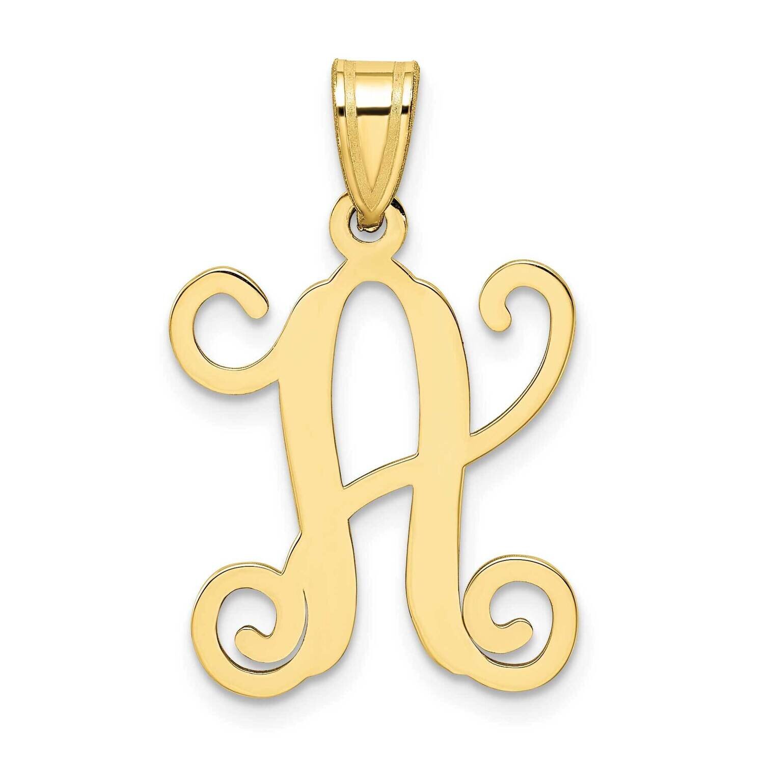 Initial Letter A Pendant 10k Gold 10XNA518Y/A, MPN: 10XNA518Y/A,