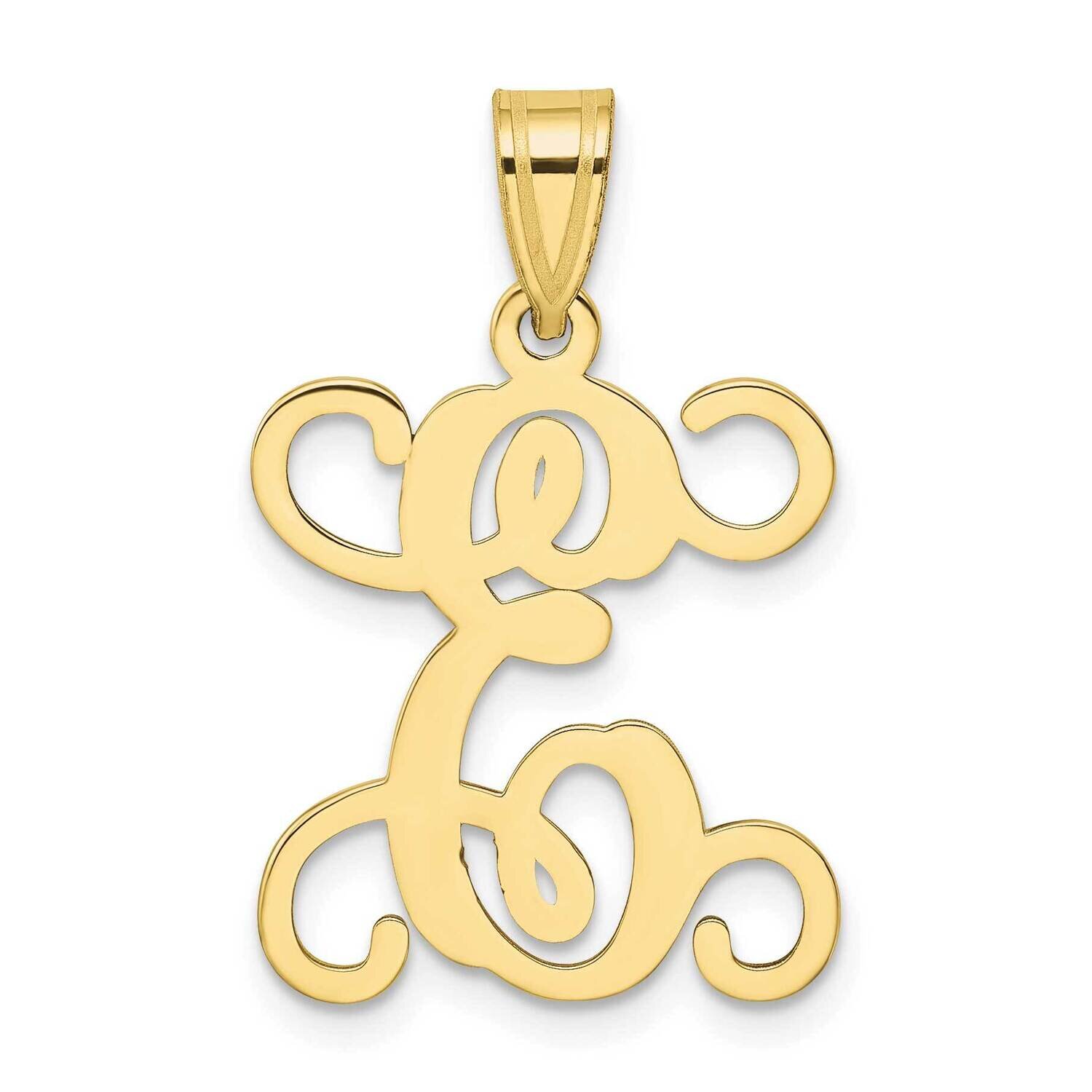 Initial Letter E Pendant 10k Gold 10XNA518Y/E, MPN: 10XNA518Y/E,