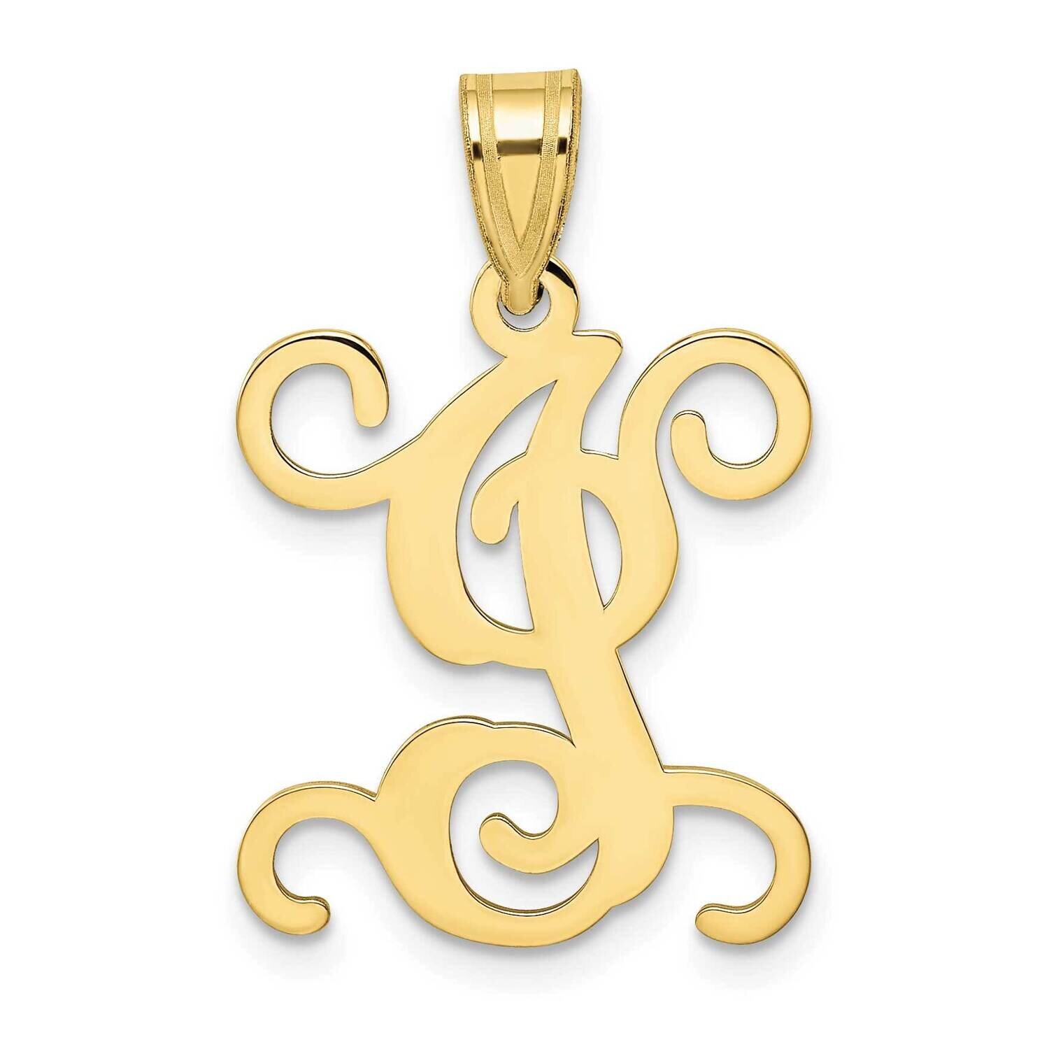 Initial Letter I Pendant 10k Gold 10XNA518Y/I, MPN: 10XNA518Y/I,