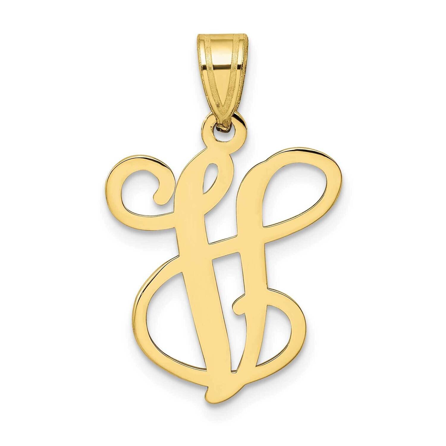 Initial Letter V Pendant 10k Gold 10XNA518Y/V, MPN: 10XNA518Y/V,