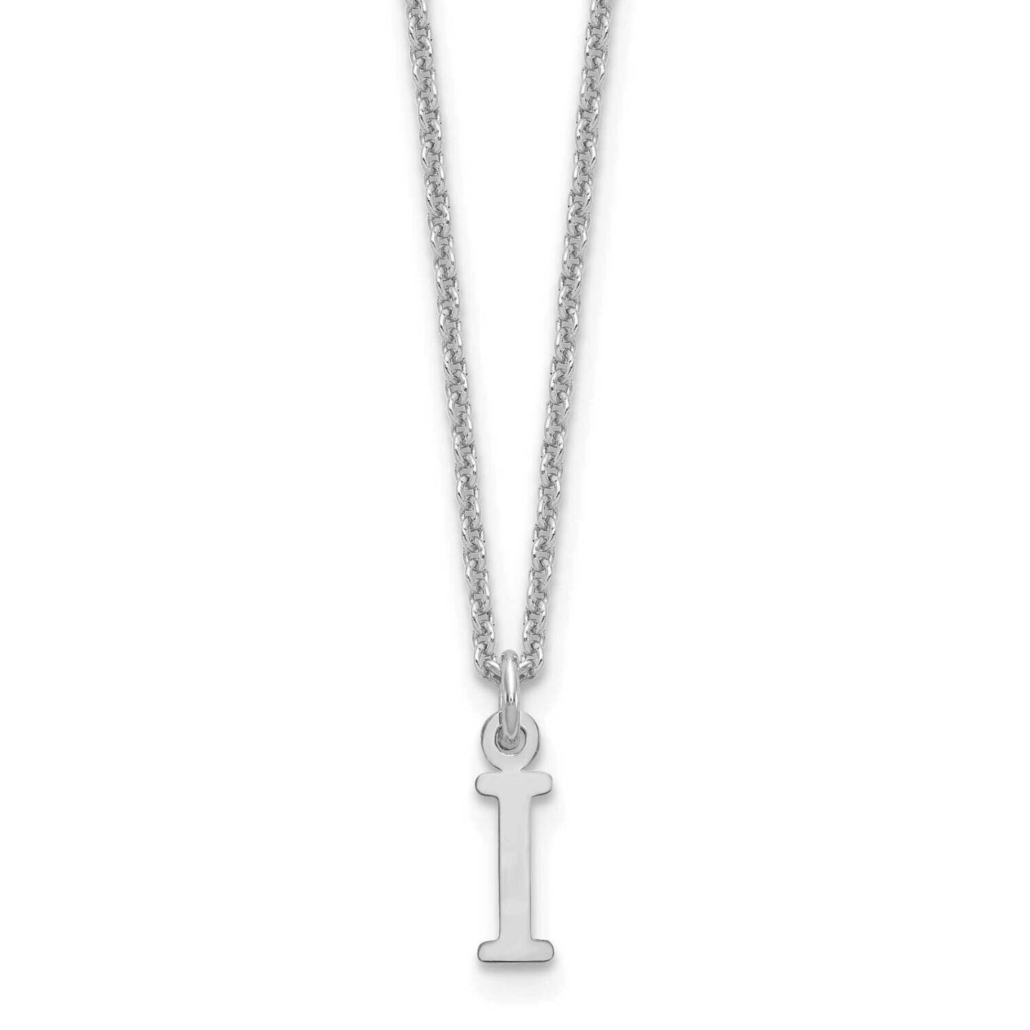 Cutout Letter I Initial Necklace 10k White Gold 10XNA727W/I, MPN: 10XNA727W/I,