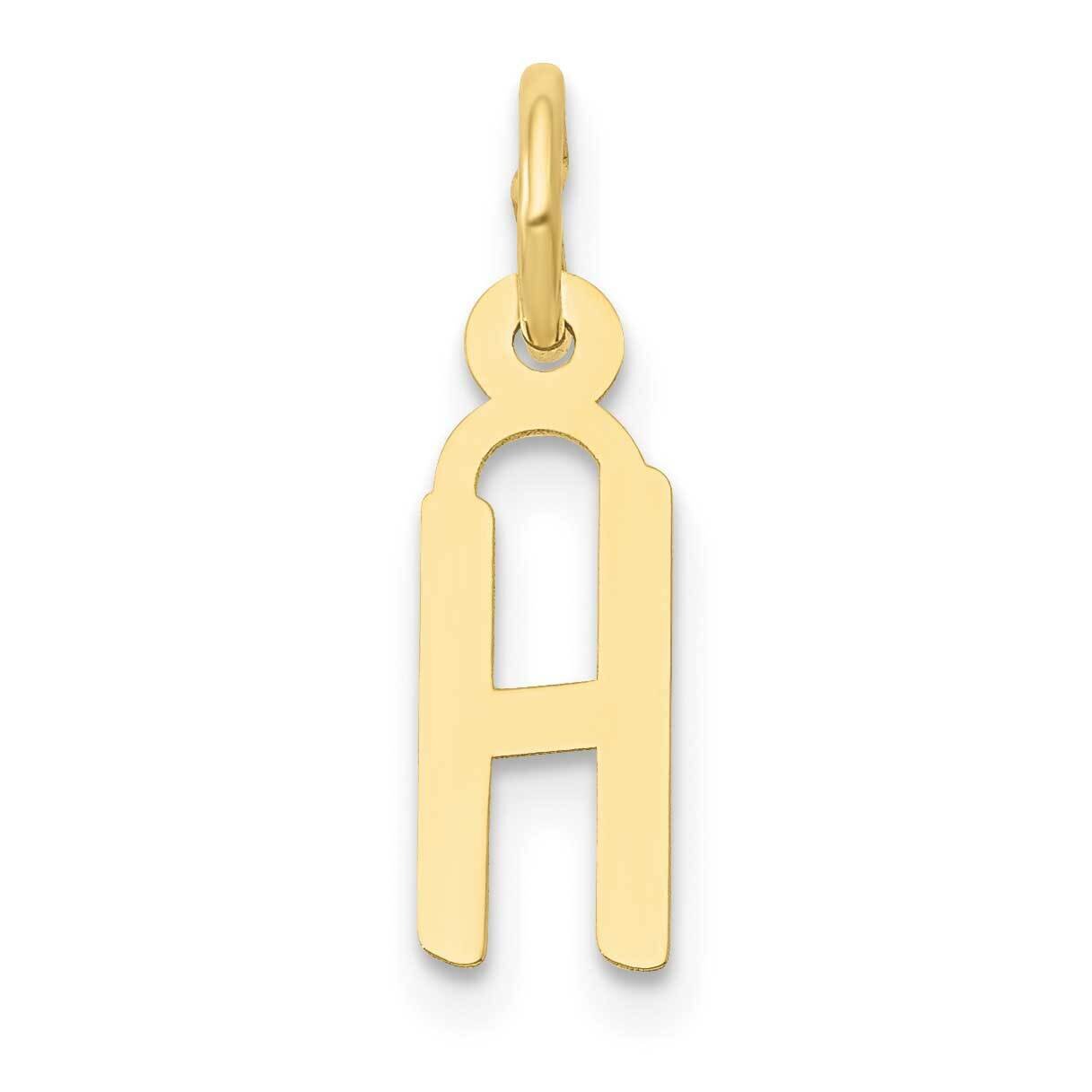 Slanted Block Initial H Charm 10k Gold Small 10YC644H, MPN: 10YC644H,