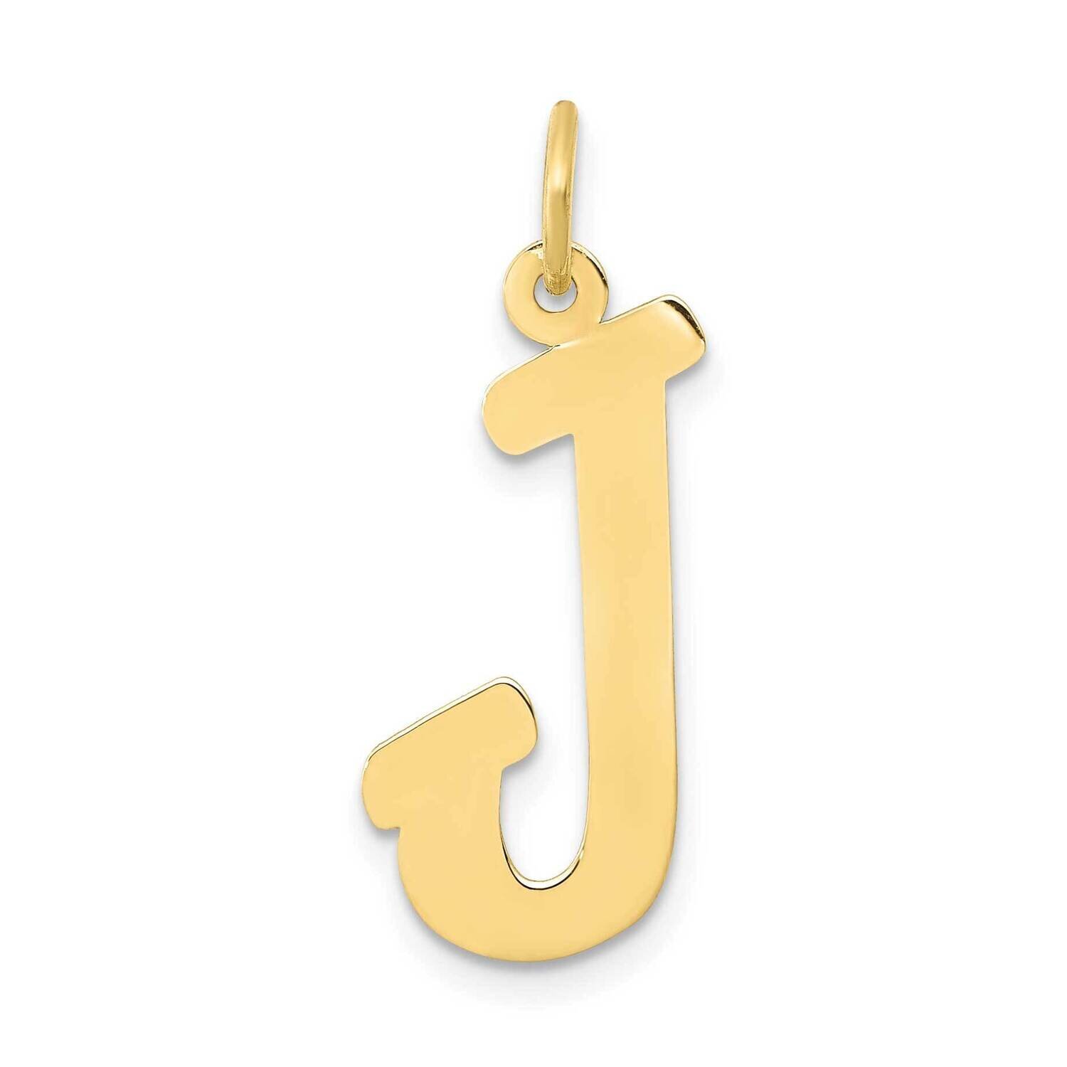 Script Initial J Charm 10k Gold Small 10YC658J, MPN: 10YC658J,